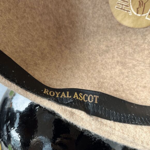 VTG Royal Ascot Highlander Flat Cap 100% Wool Ivy Hat Made in USA Sz L - Picture 7 of 11